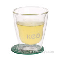 Hademade Clear Borosilicate Glass Coffee Mug